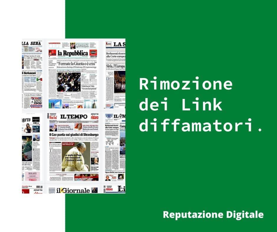 Reputazione Digitale - Studio di Consulenza Legale - Diritto Oblio - Cancellazione Informazioni dal Web"