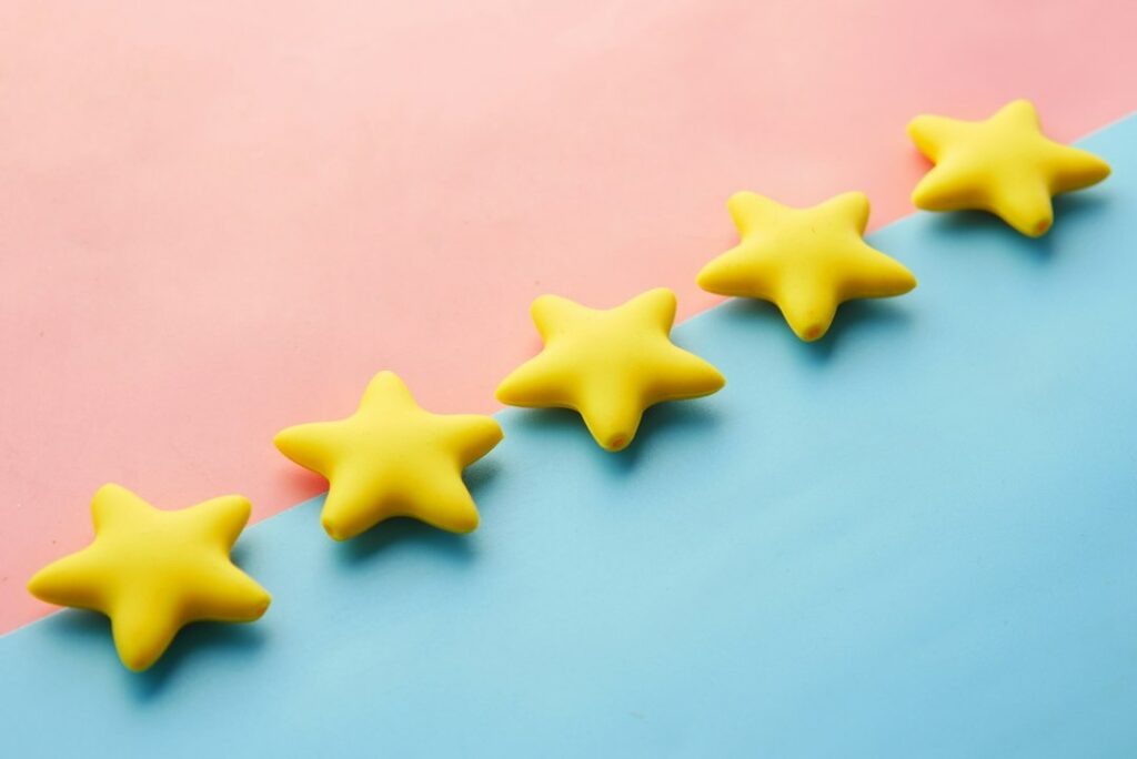 Stelle di valutazione online, servizio di gestione delle recensioni